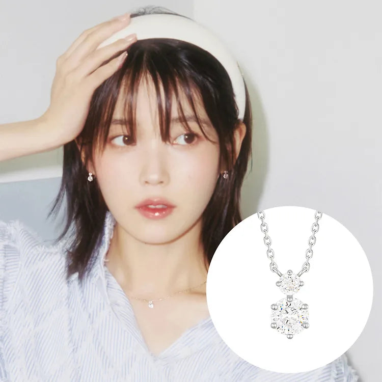 [IU同款首飾系列] 韓國 J.ESTINA WHITEMOND Necklace