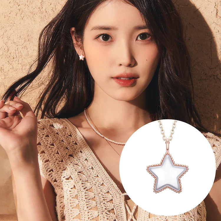 [IU同款首飾系列] 韓國 J.ESTINA Mariel Pearl Star Necklace