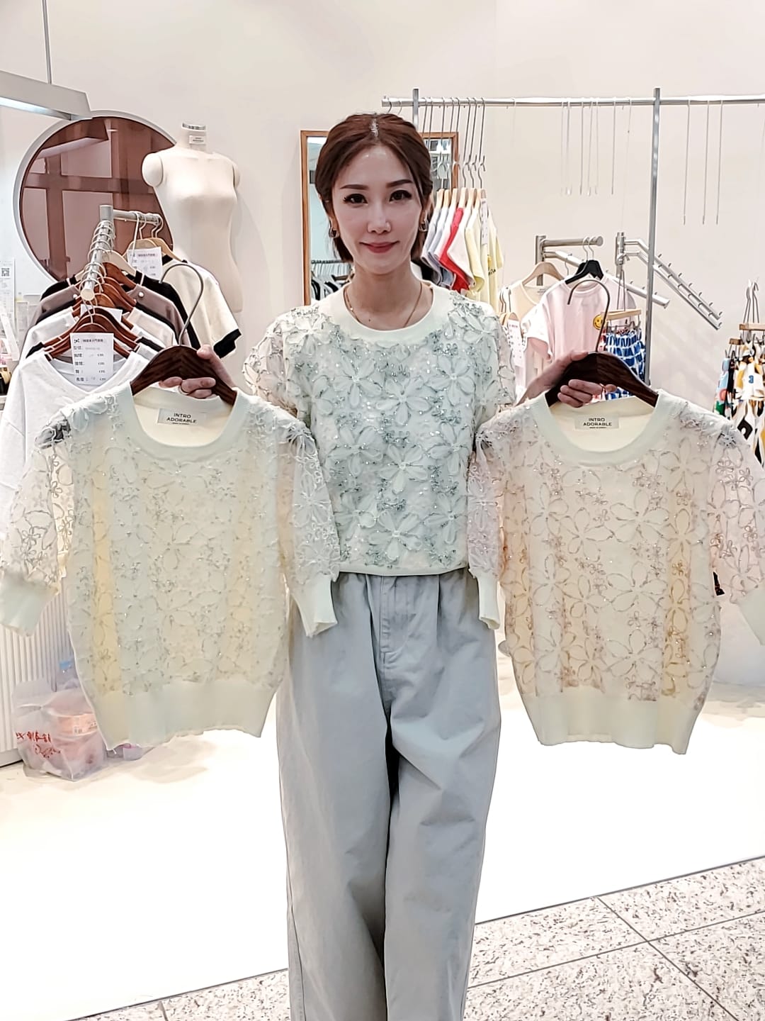 LAD60333韓國東大門直送 INTRO-ADORABLE 女裝上衣