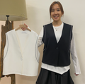 韓國Be First梯子縫線V領西裝背心 | 單鈕扣簡約馬甲 Korean V-Neck Vest
