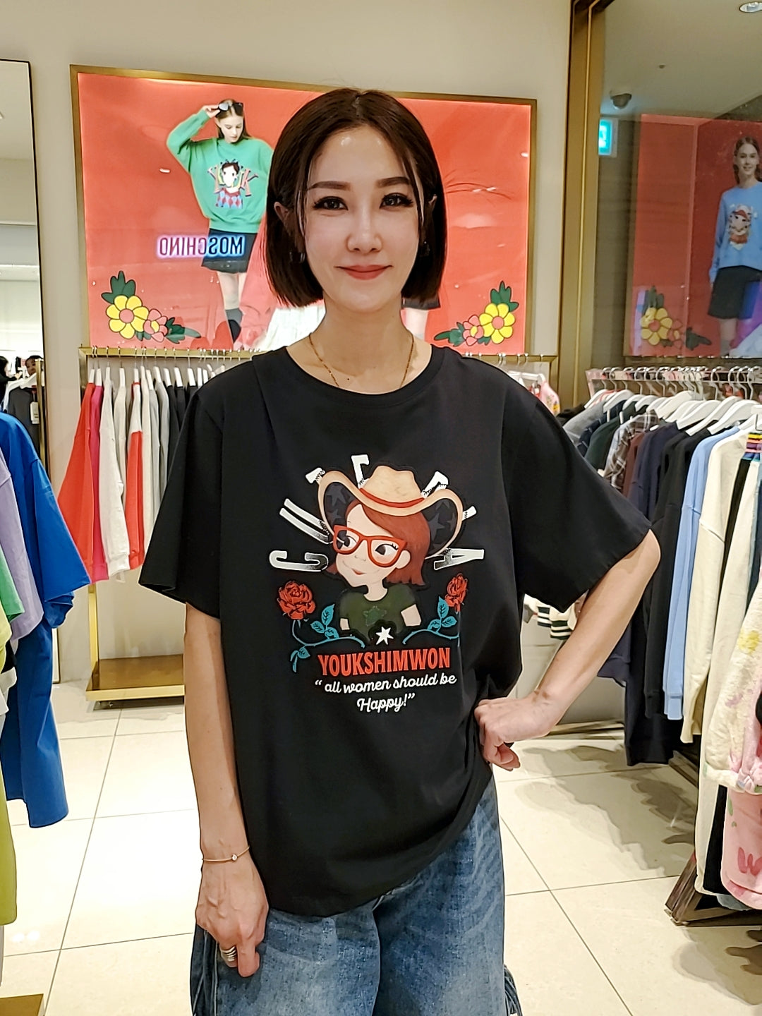 韓國直送 陸心媛 - COWGIRL T-SHIRT F LIA