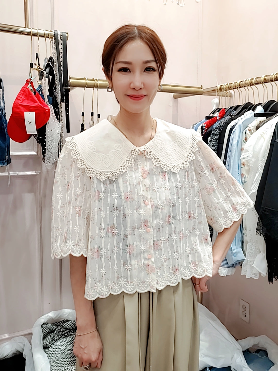 LOT60326韓國東大門直送 OT. RIMANE 女裝上衣