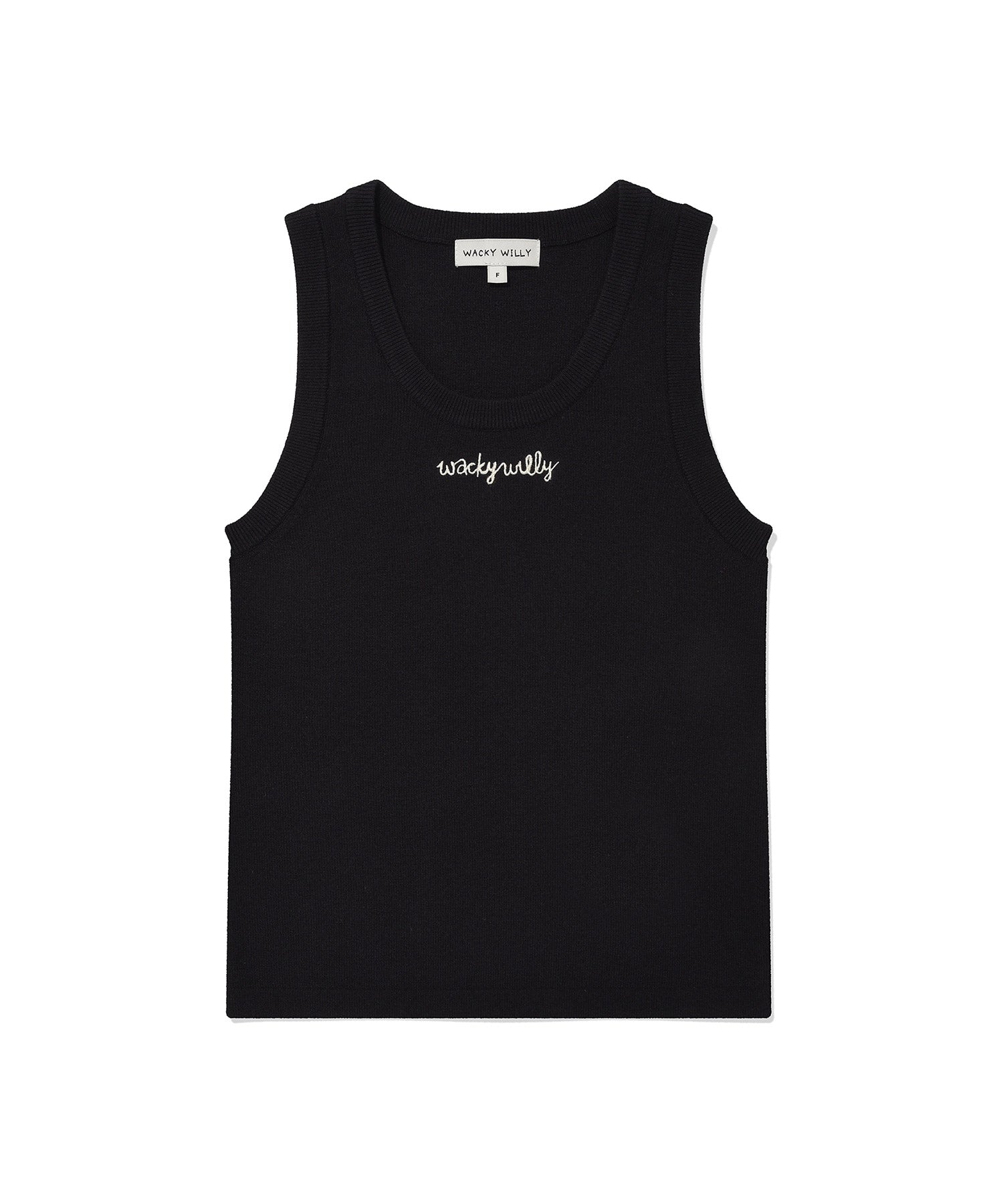 韓國直送 WACKY WILLY - 無袖針織衫深藍色