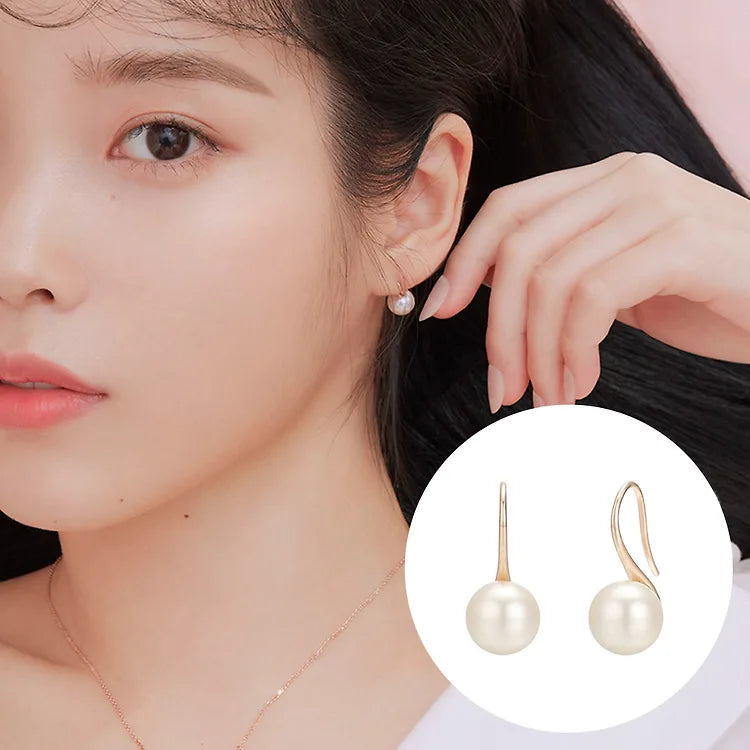 [IU同款首飾系列] 韓國 J.ESTINA - Pearl Earrings