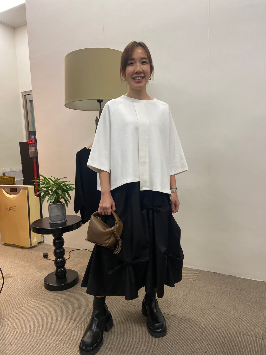 韓國Be First太空棉質感寬鬆圓領上衣 | 七分袖Oversize簡約Tee Korean Minimal Top