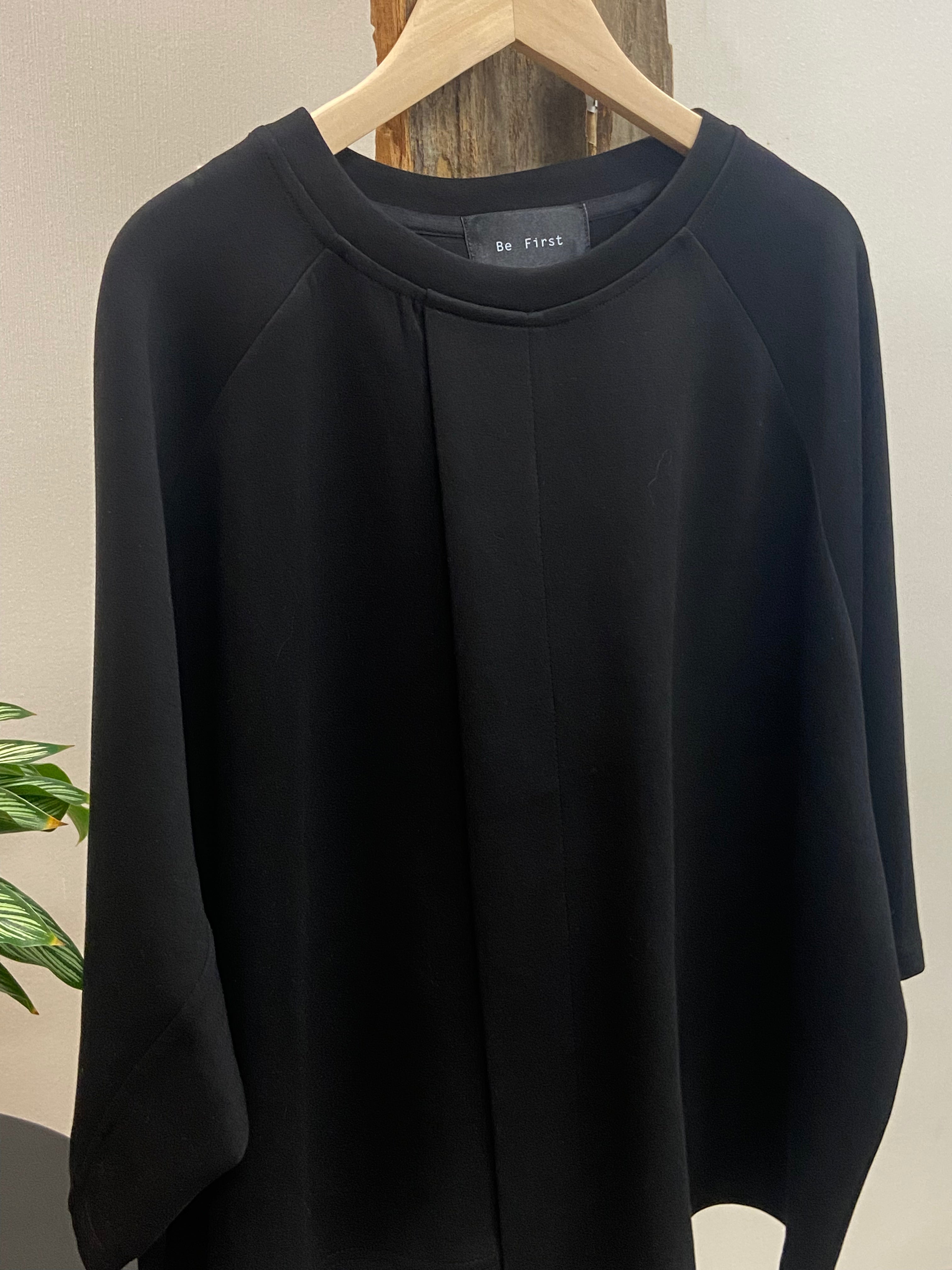 韓國Be First太空棉質感寬鬆圓領上衣 | 七分袖Oversize簡約Tee Korean Minimal Top