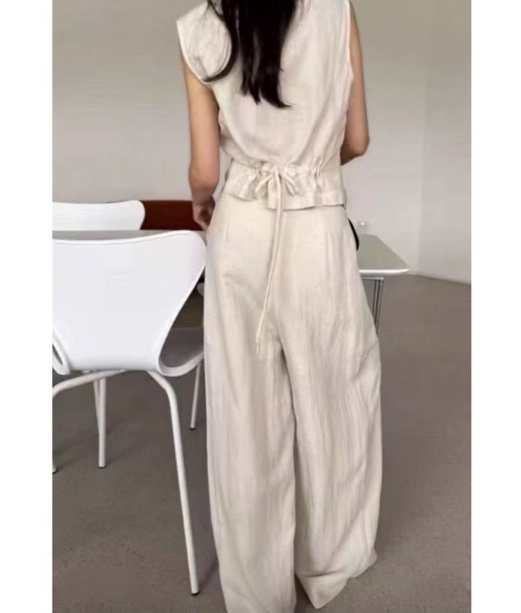 LVG60601 suit vest dress pants set