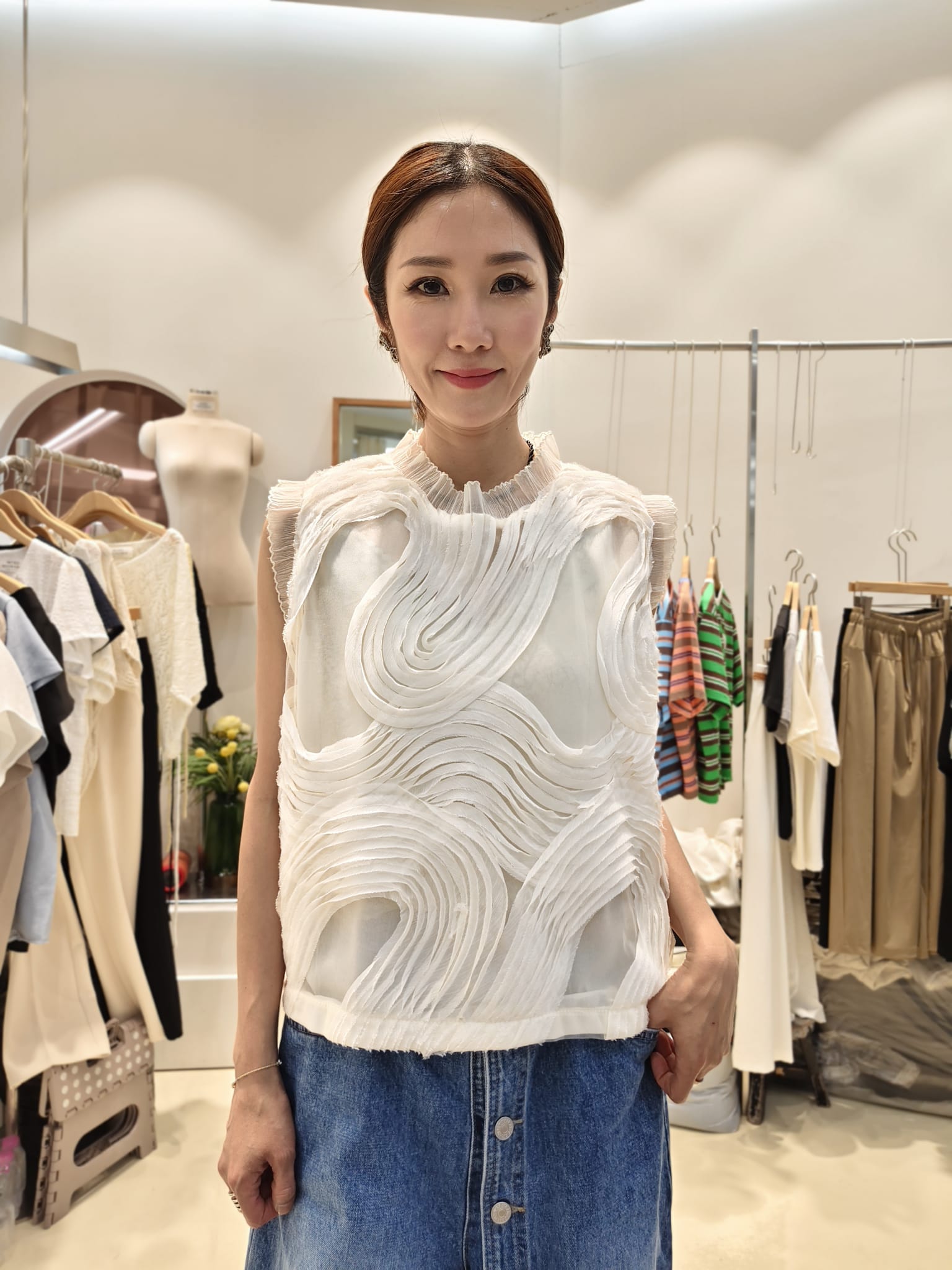 韓國Intro Adorable上衣 LAD60626 - Ivory