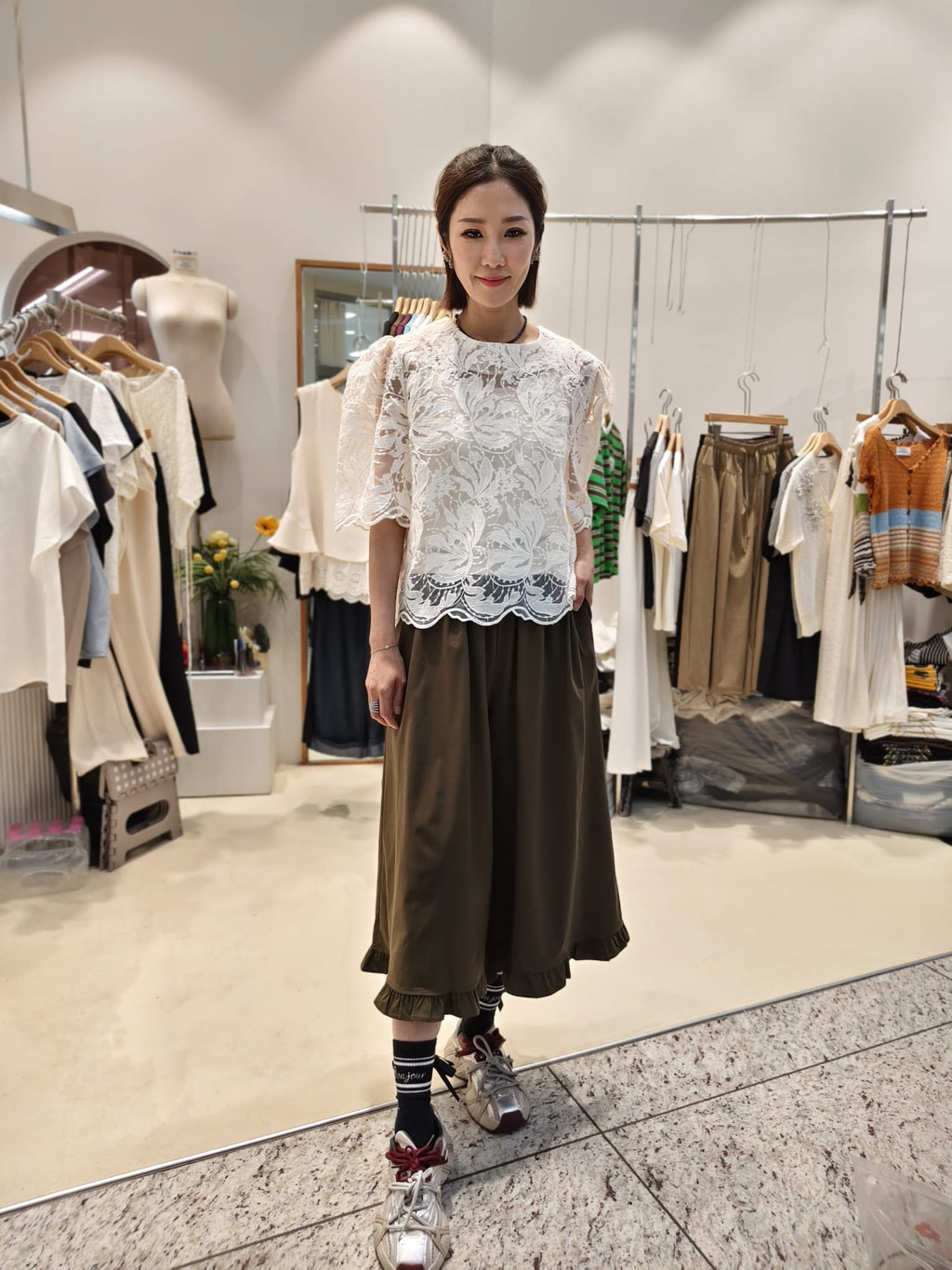 韓國Intro Adorable上衣 LAD60617 - Beige