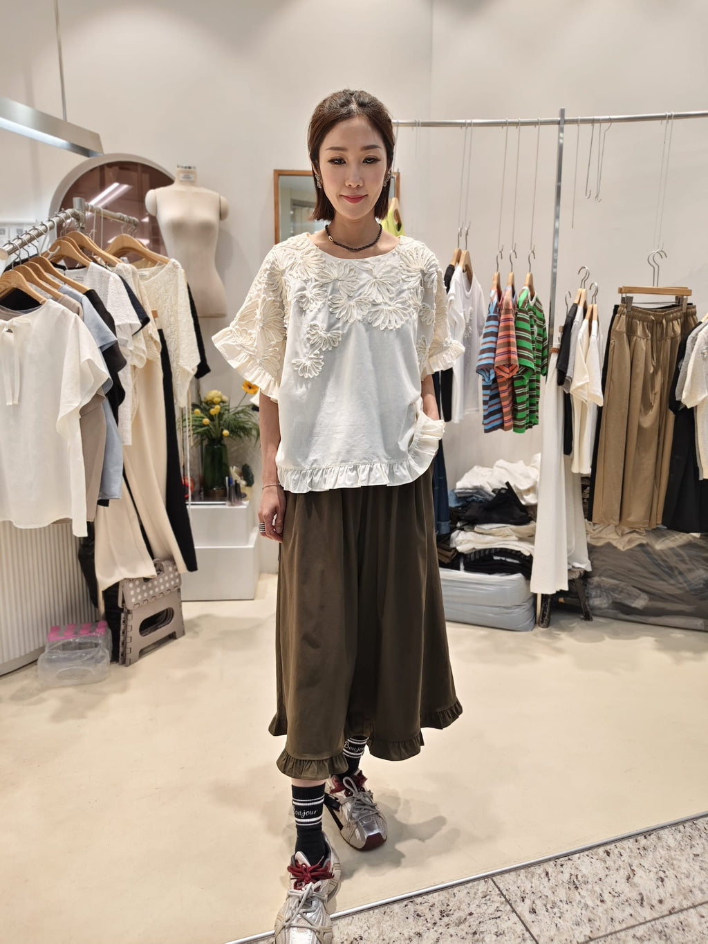 韓國Intro Adorable上衣 LAD60613 - Beige
