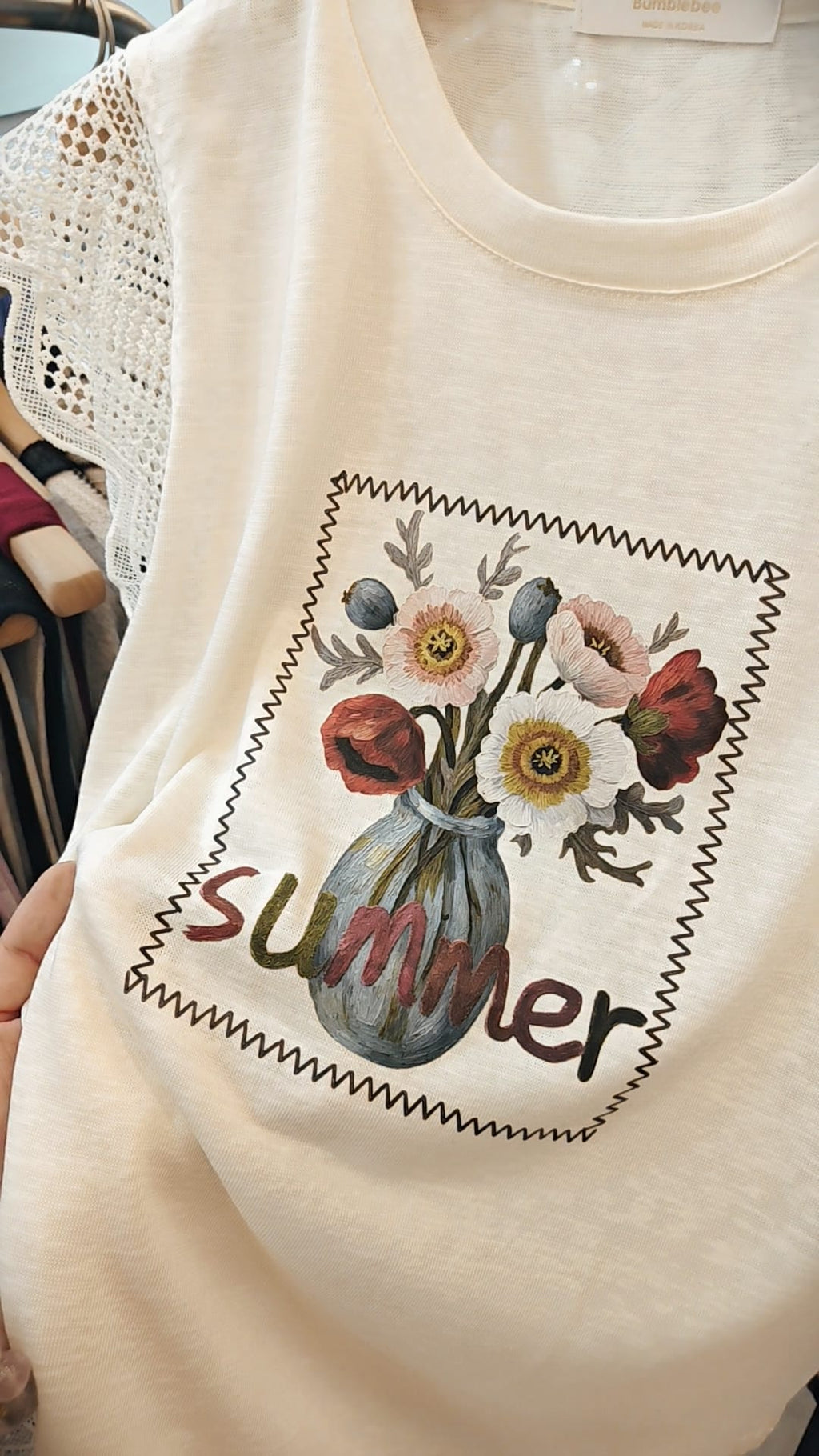 韓國Bumblebee上衣 LBU60618 - Ivory