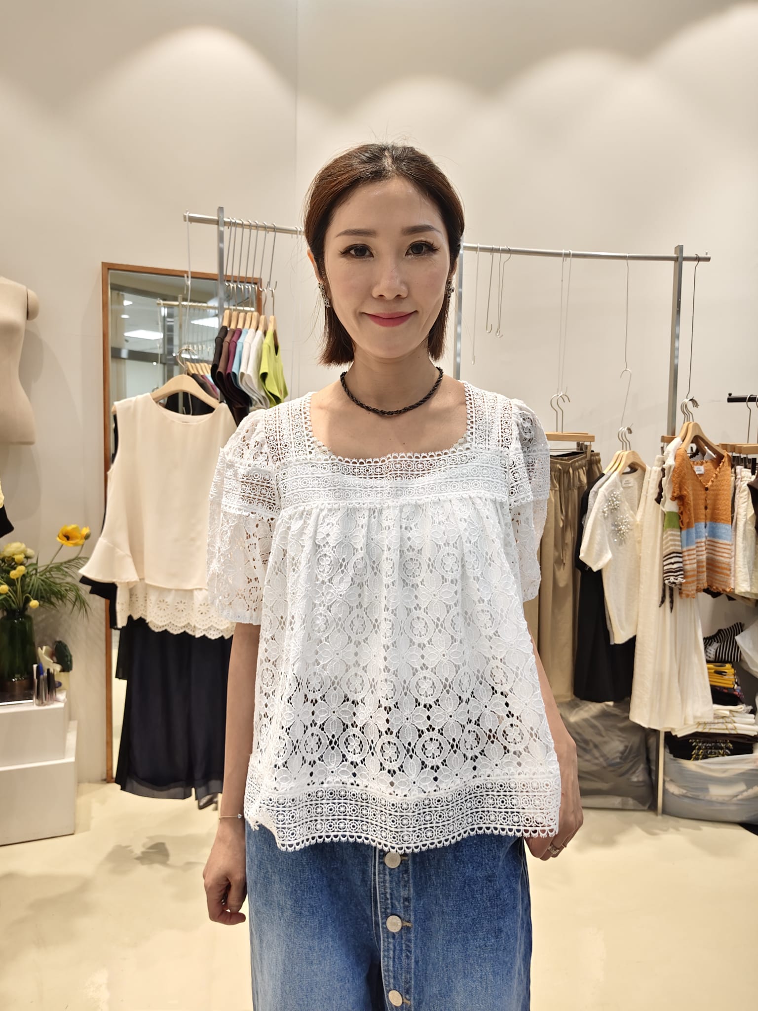 韓國Intro Adorable上衣 LAD60622 - White