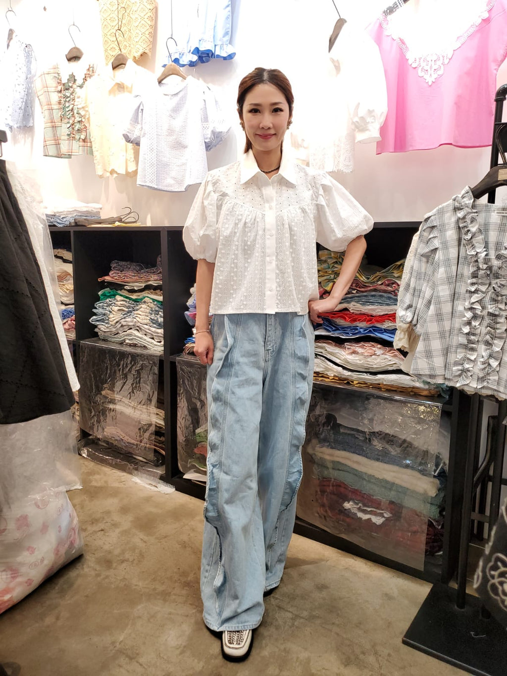 韓國Ribbon Dress半截裙 LRD60614 - White