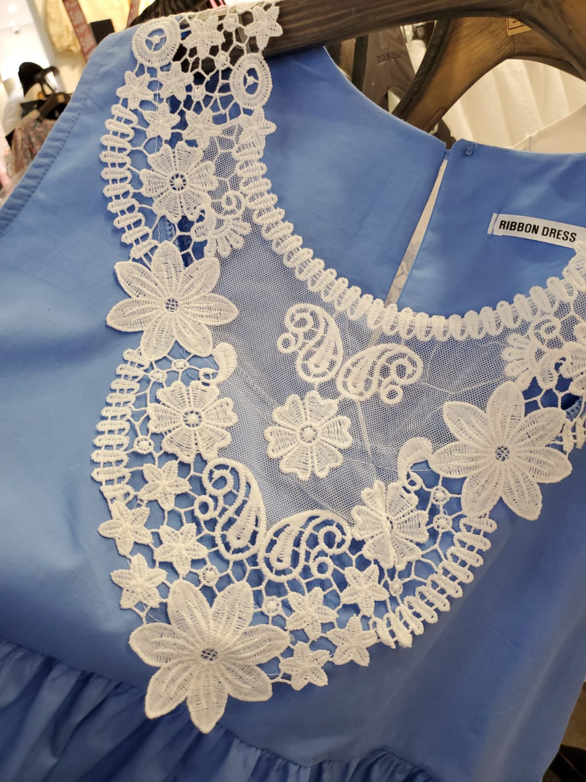 韓國Ribbon Dress半截裙 LRD60609 - Blue