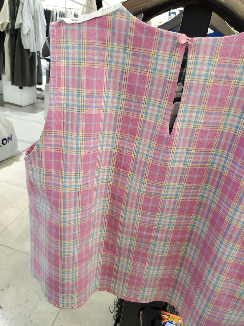 韓國Ribbon Dress半截裙 LRD60615 - Pink
