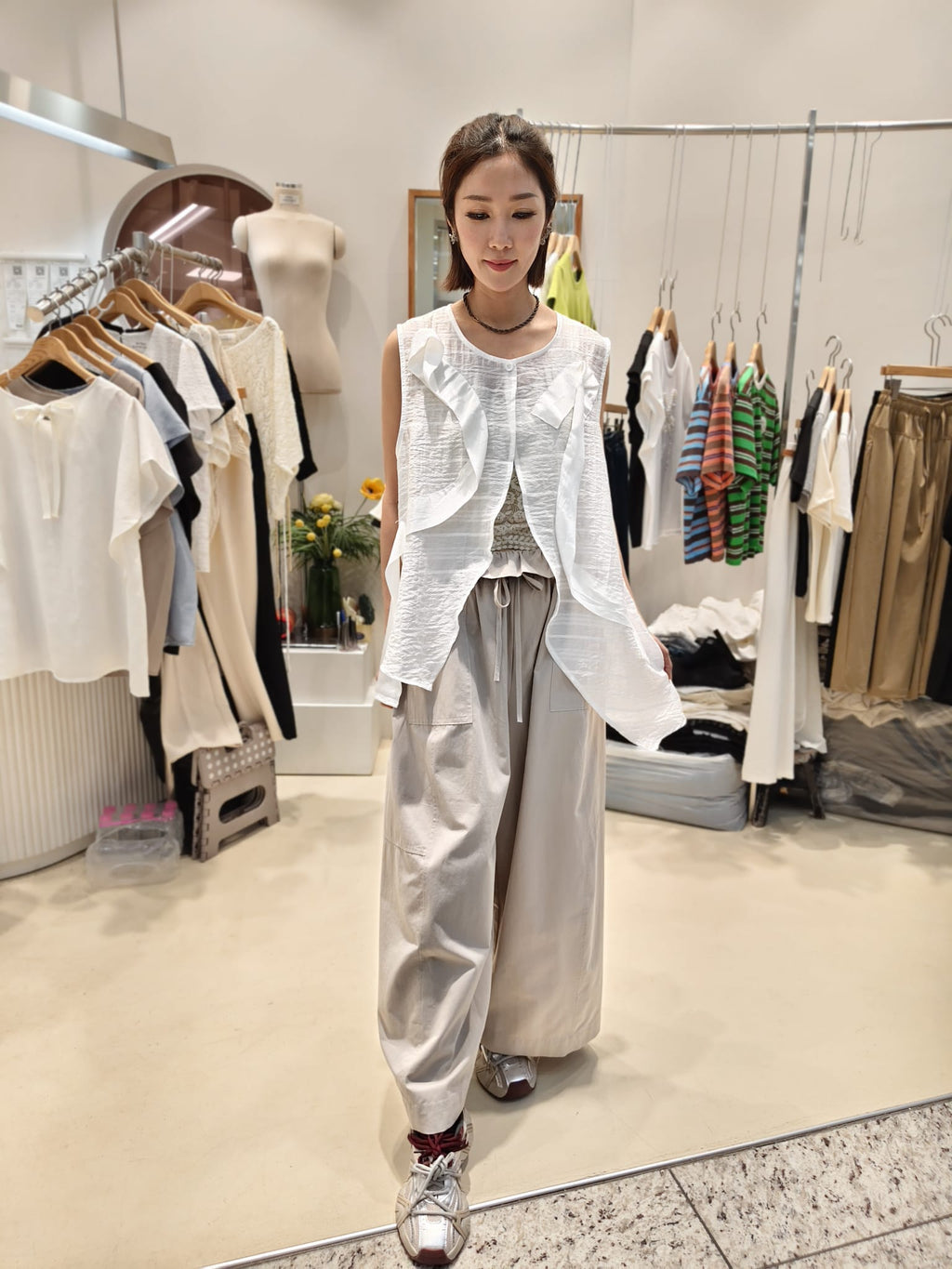 韓國Intro Adorable上衣 LAD60611 - White