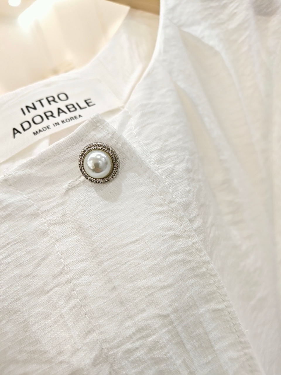 韓國Intro Adorable上衣 LAD60618 - White
