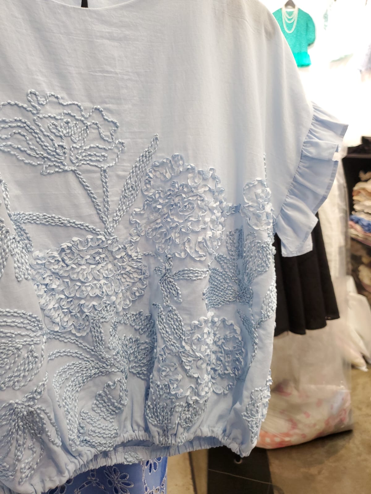 韓國Ribbon Dress上衣 LRD60603 - Blue