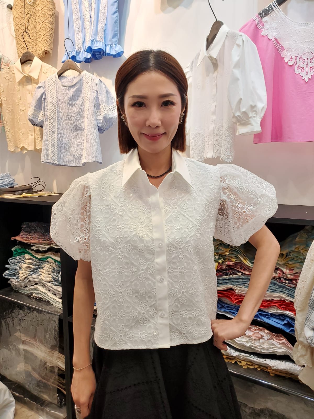 韓國Ribbon Dress半截裙 LRD60608 - White