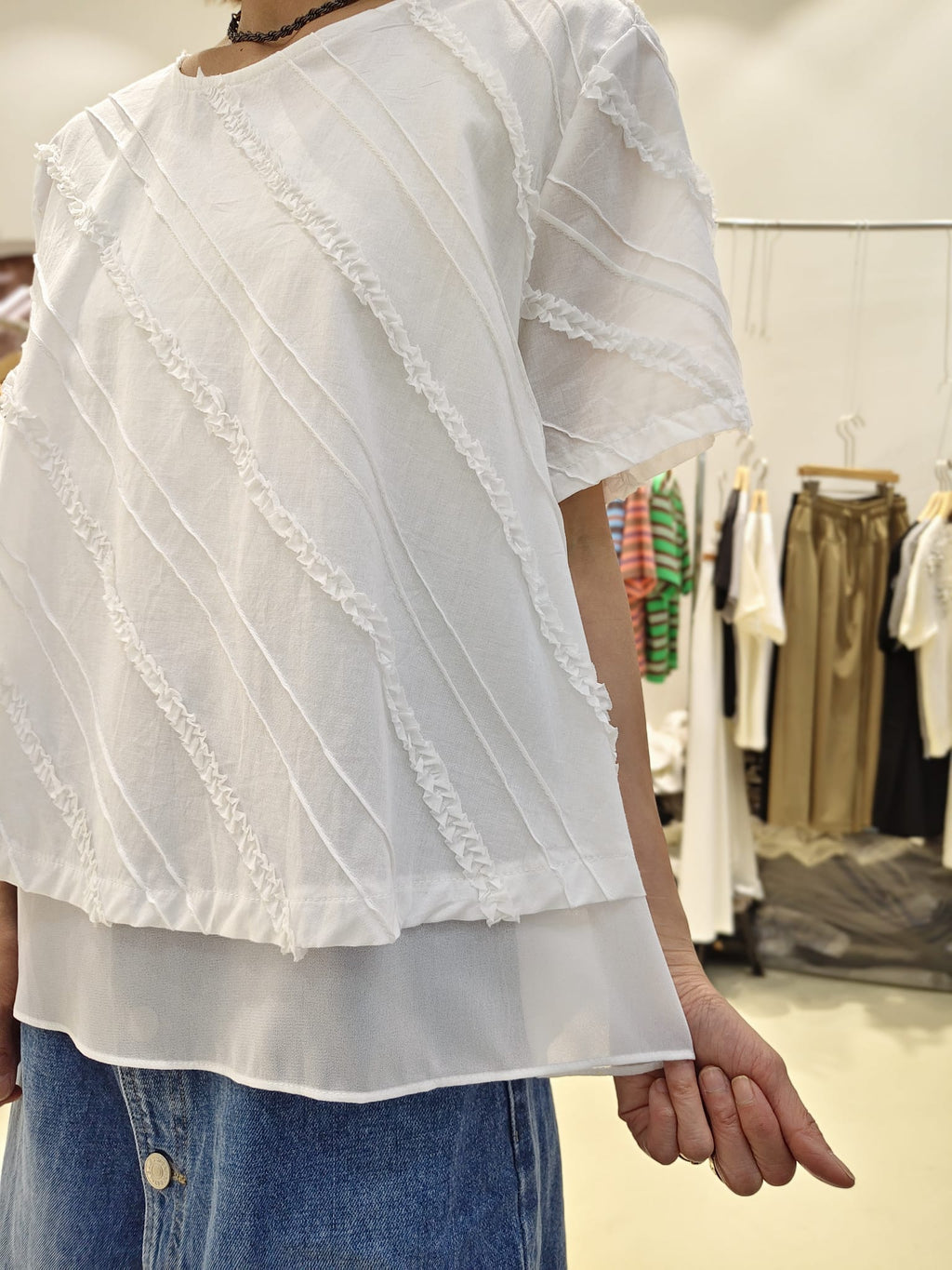 韓國Intro Adorable上衣 LAD60624 - White