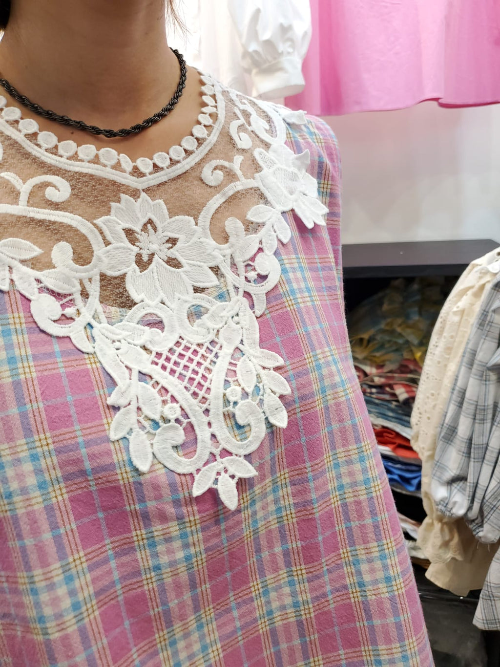 韓國Ribbon Dress半截裙 LRD60615 - Pink