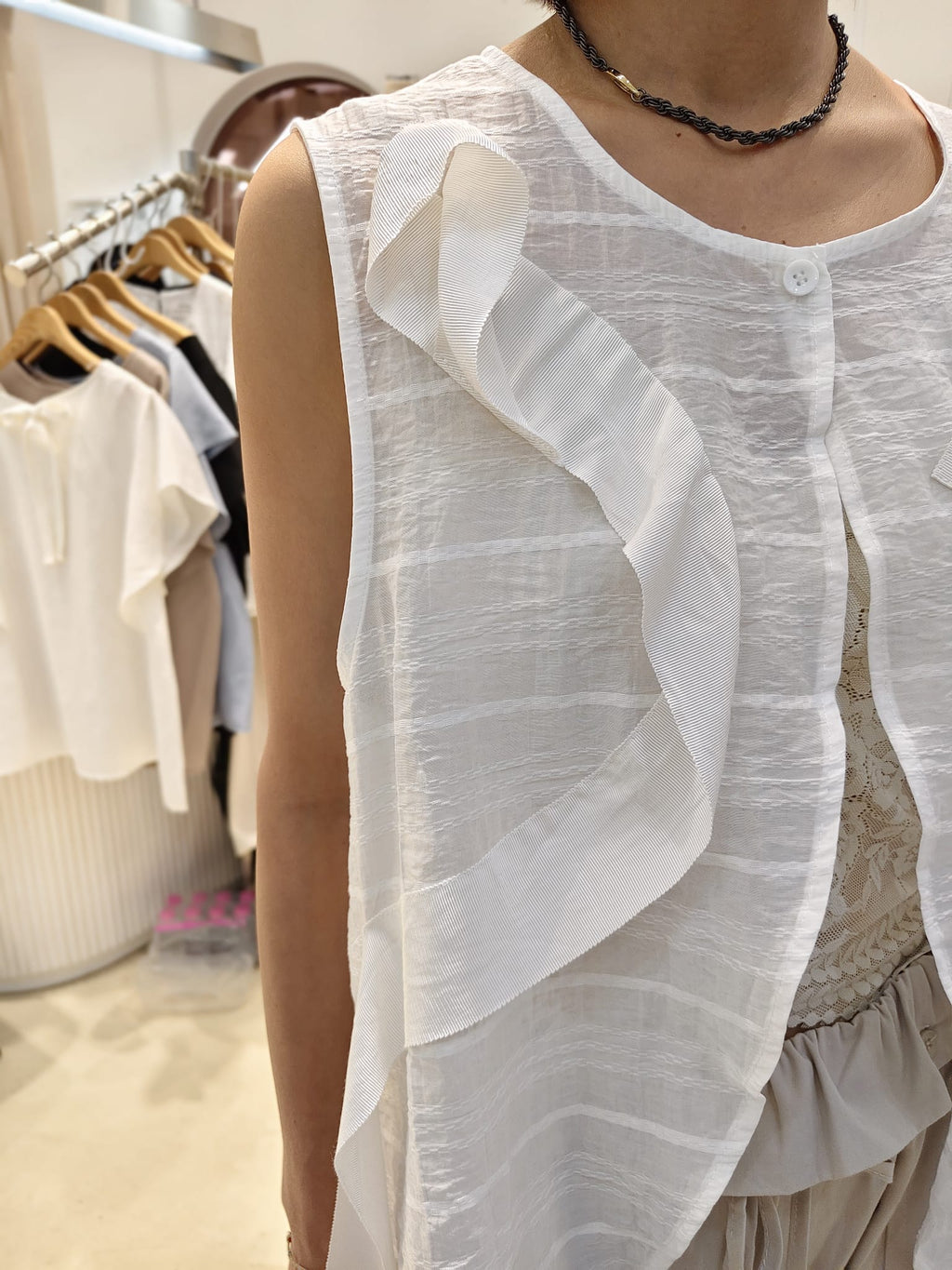 韓國Intro Adorable上衣 LAD60611 - White