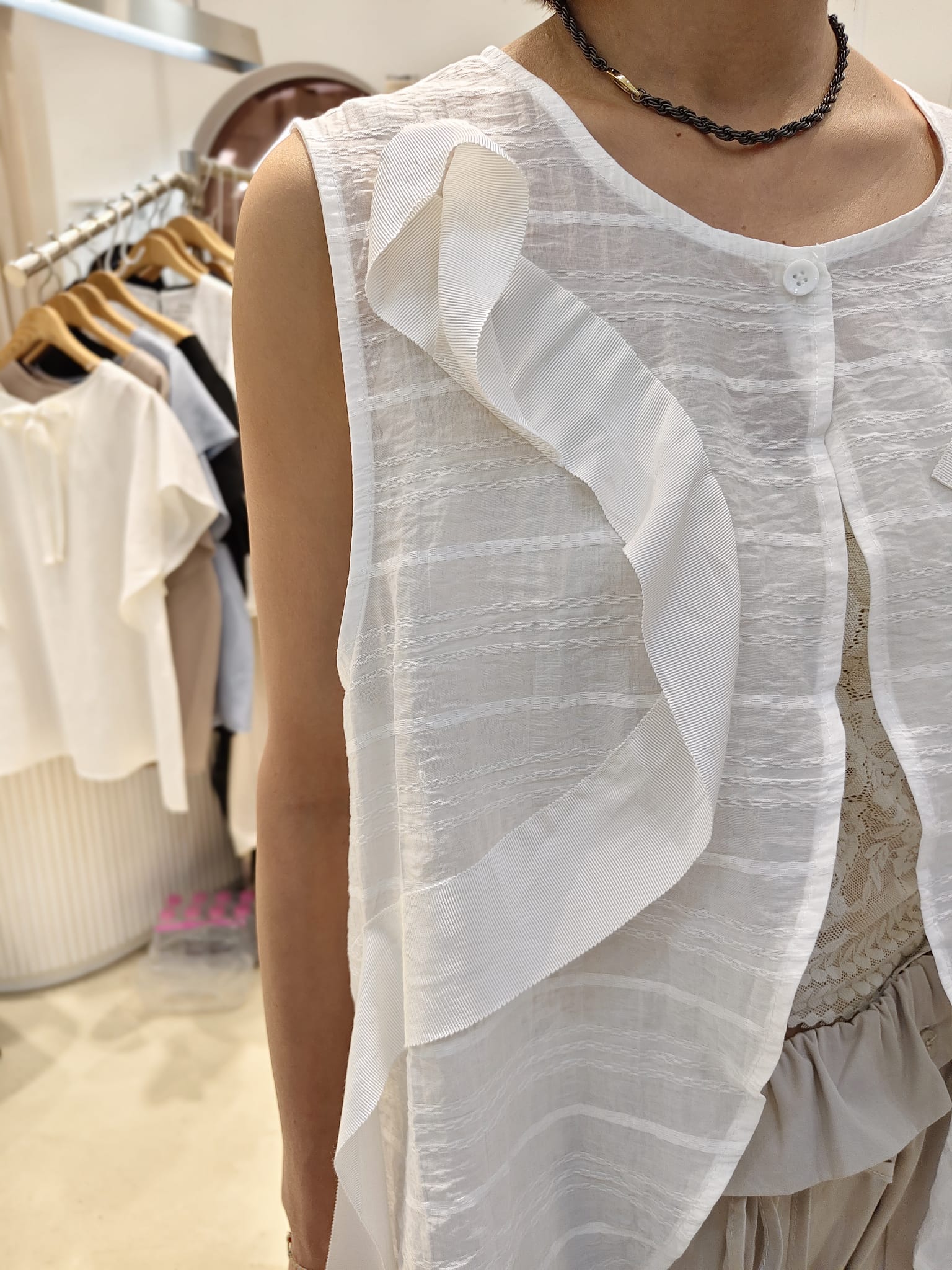 韓國Intro Adorable上衣 LAD60611 - White