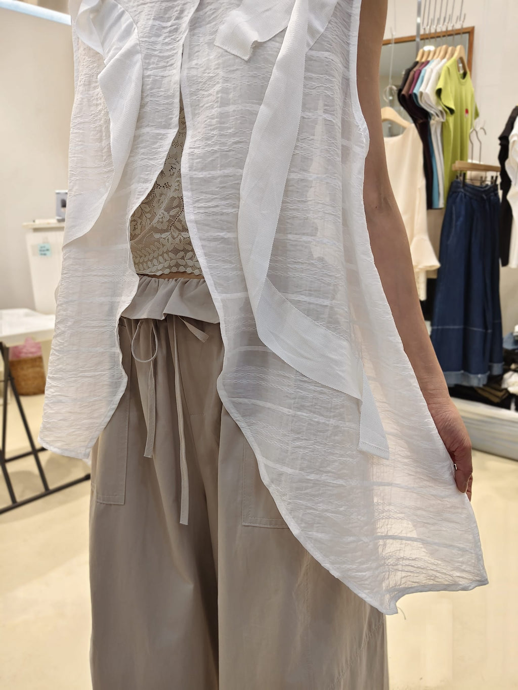 韓國Intro Adorable上衣 LAD60611 - White
