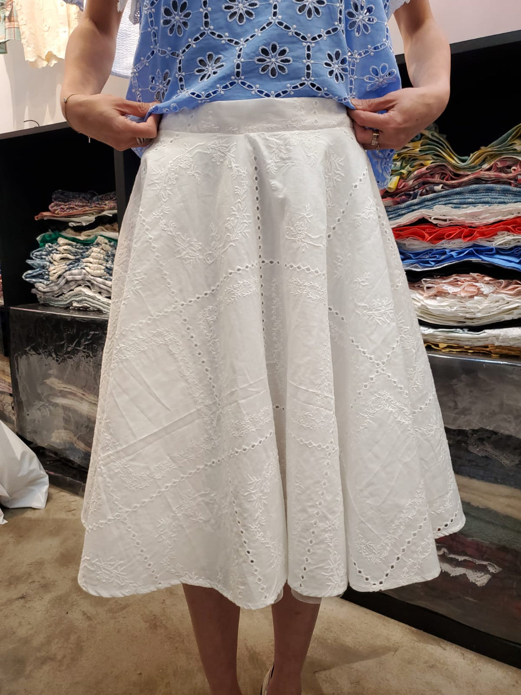 韓國Ribbon Dress半截裙 LRD60602 - White