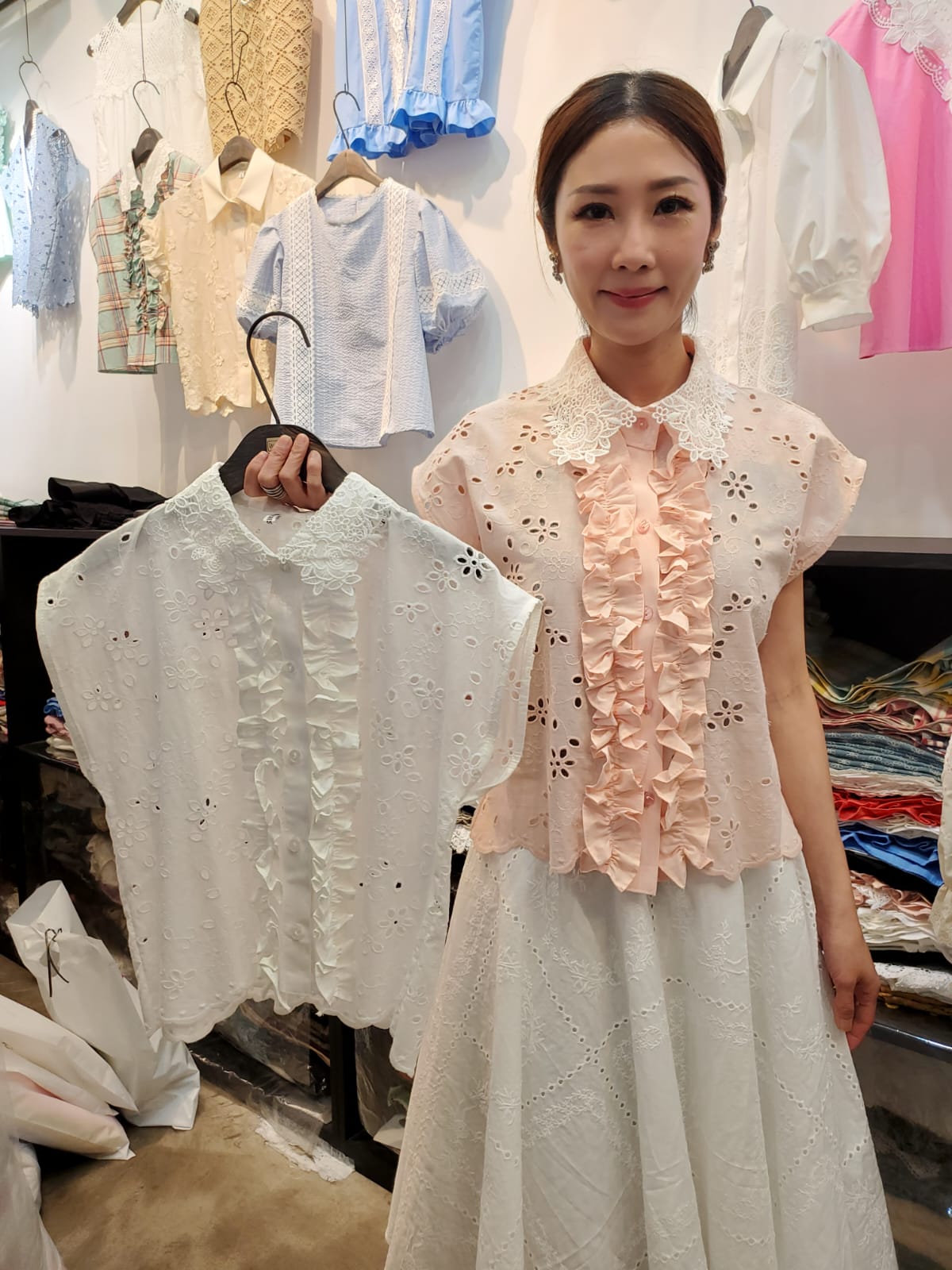 韓國Ribbon Dress半截裙 LRD60605 - White