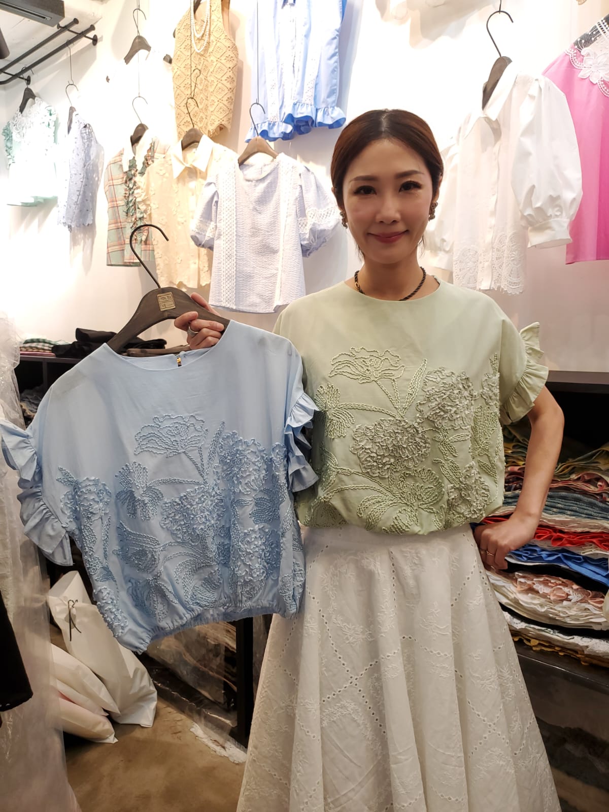 韓國Ribbon Dress上衣 LRD60603 - Blue