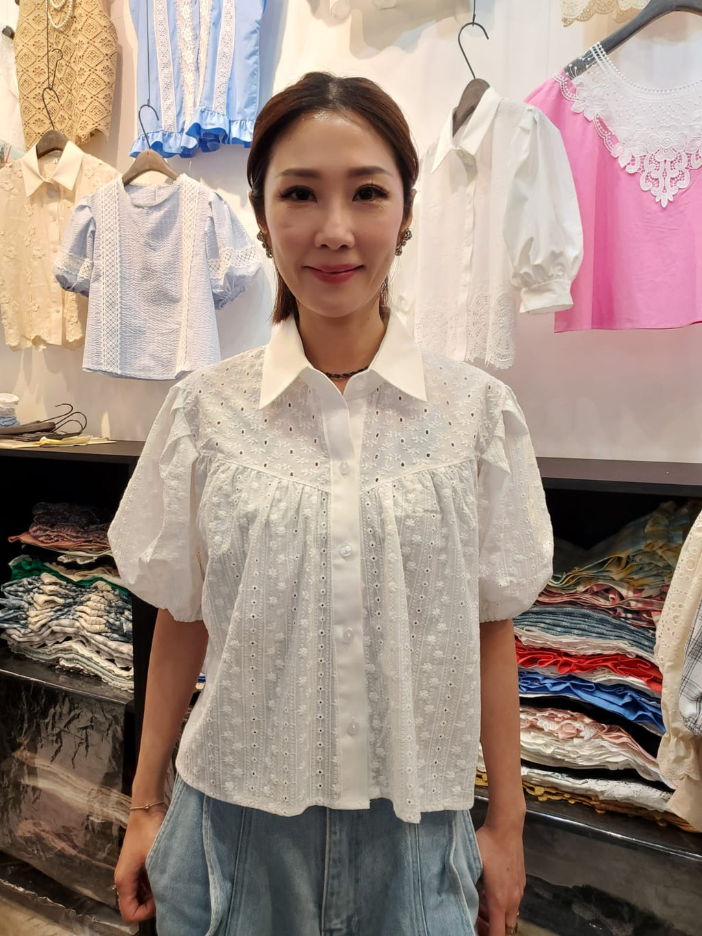 韓國Ribbon Dress半截裙 LRD60614 - White