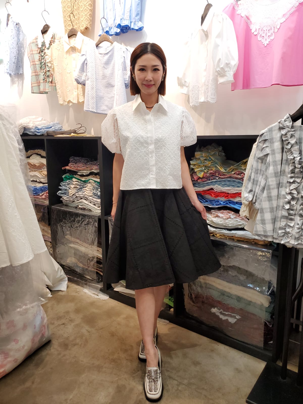 韓國Ribbon Dress半截裙 LRD60608 - White