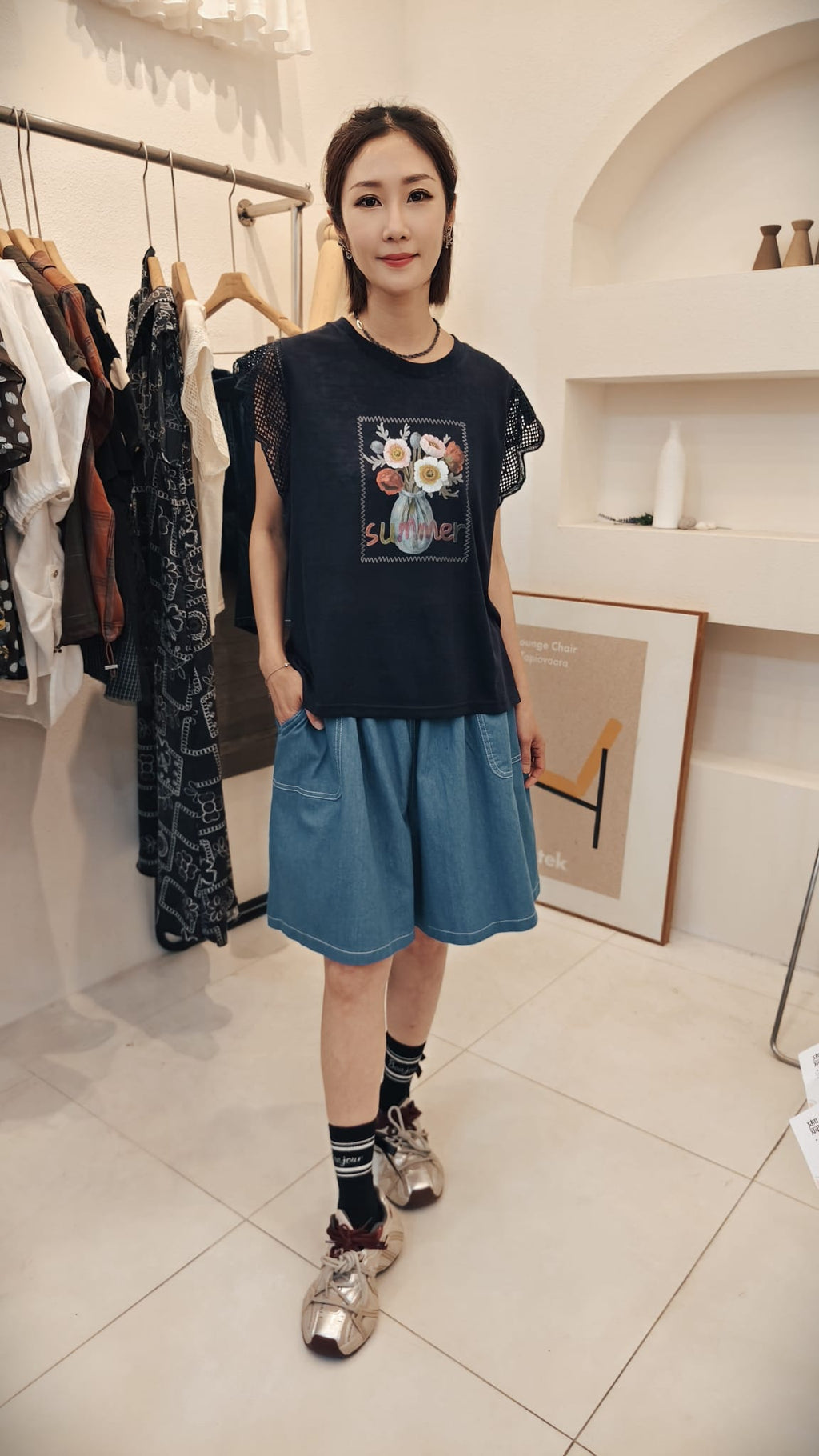 韓國Bumblebee上衣 LBU60618 - Navy