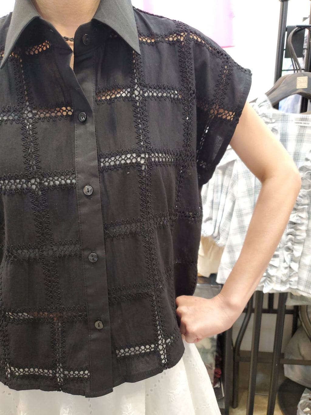韓國Ribbon Dress半截裙 LRD60607 - Black