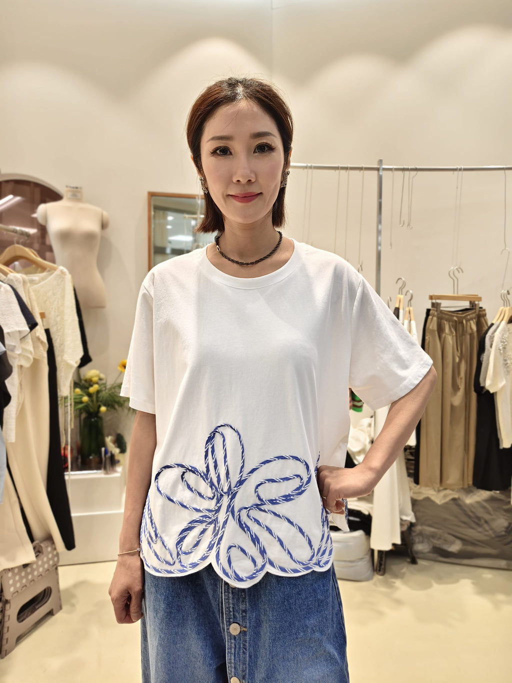 韓國Intro Adorable上衣 LAD60621 - White