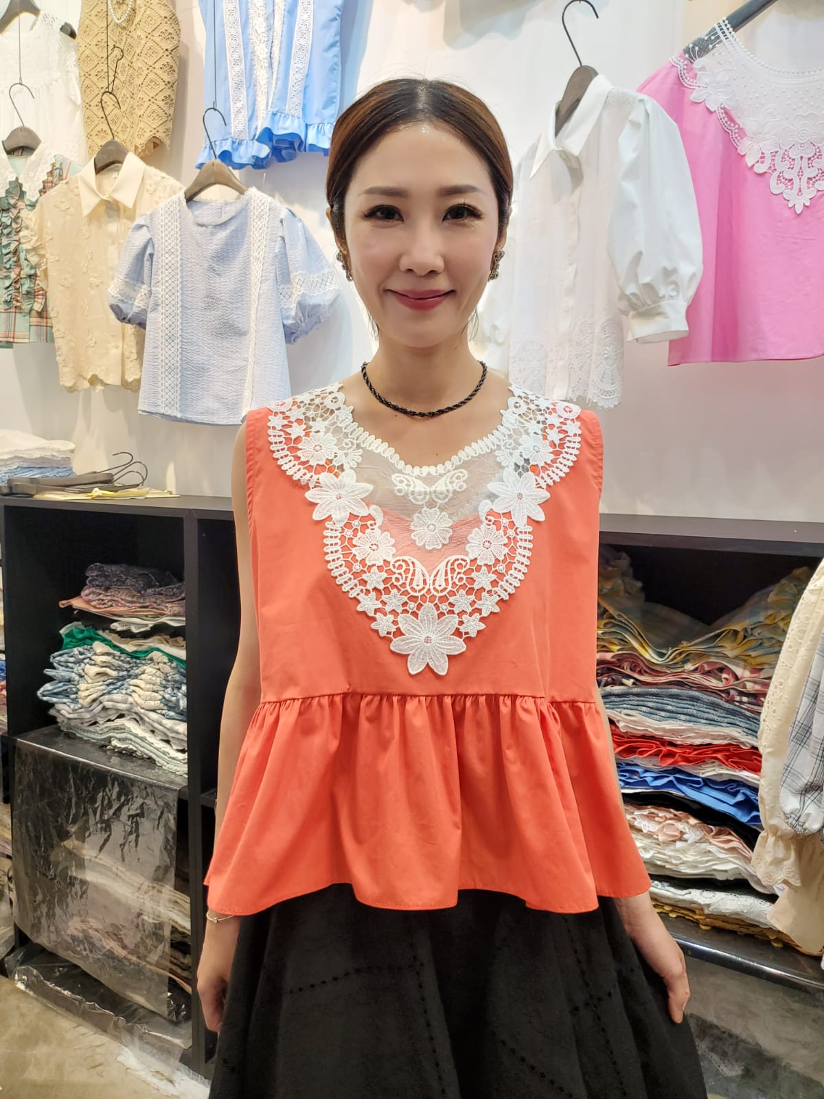 韓國Ribbon Dress半截裙 LRD60609 - Carrot