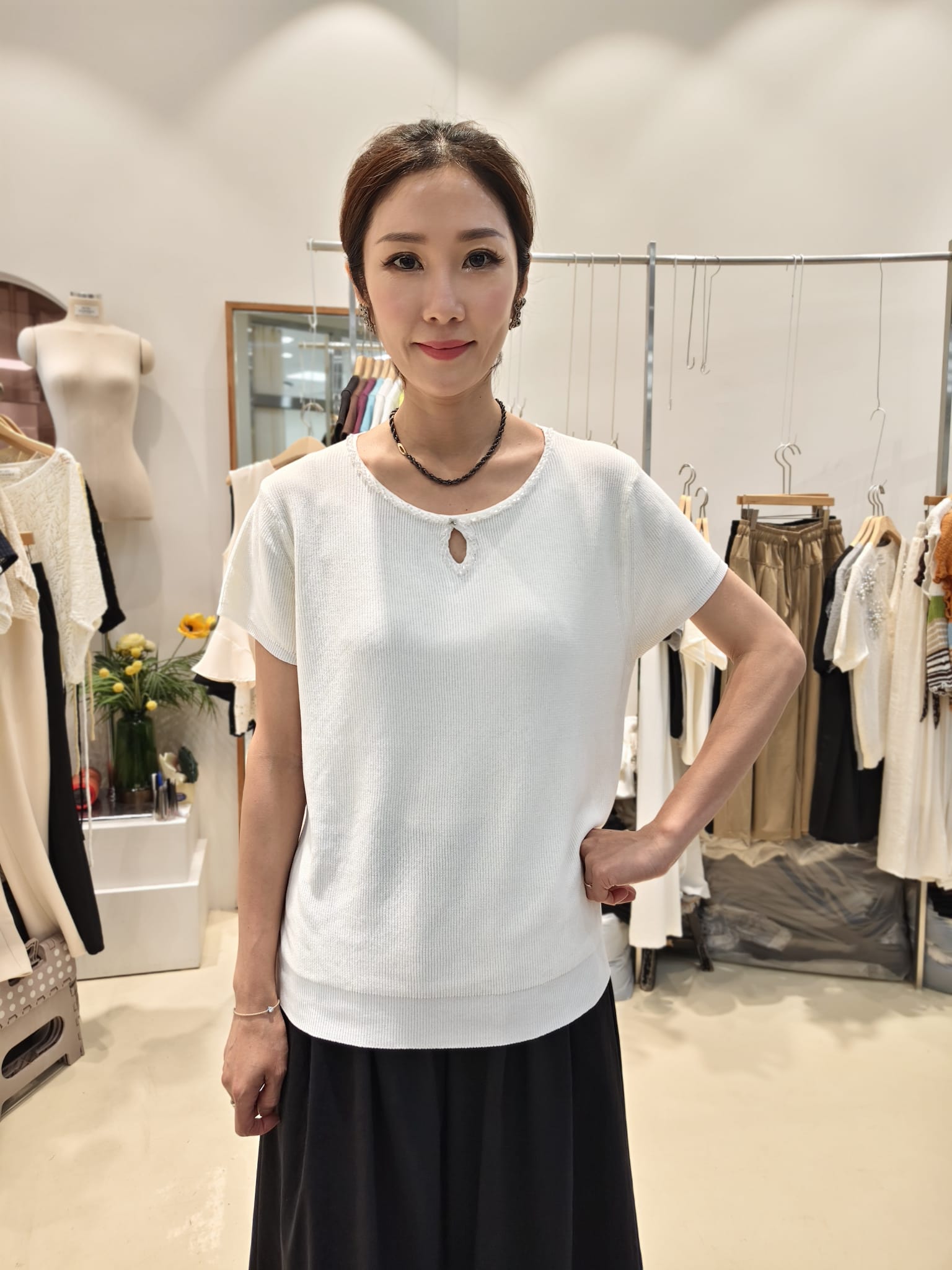 韓國Intro Adorable上衣 LAD60620 - White