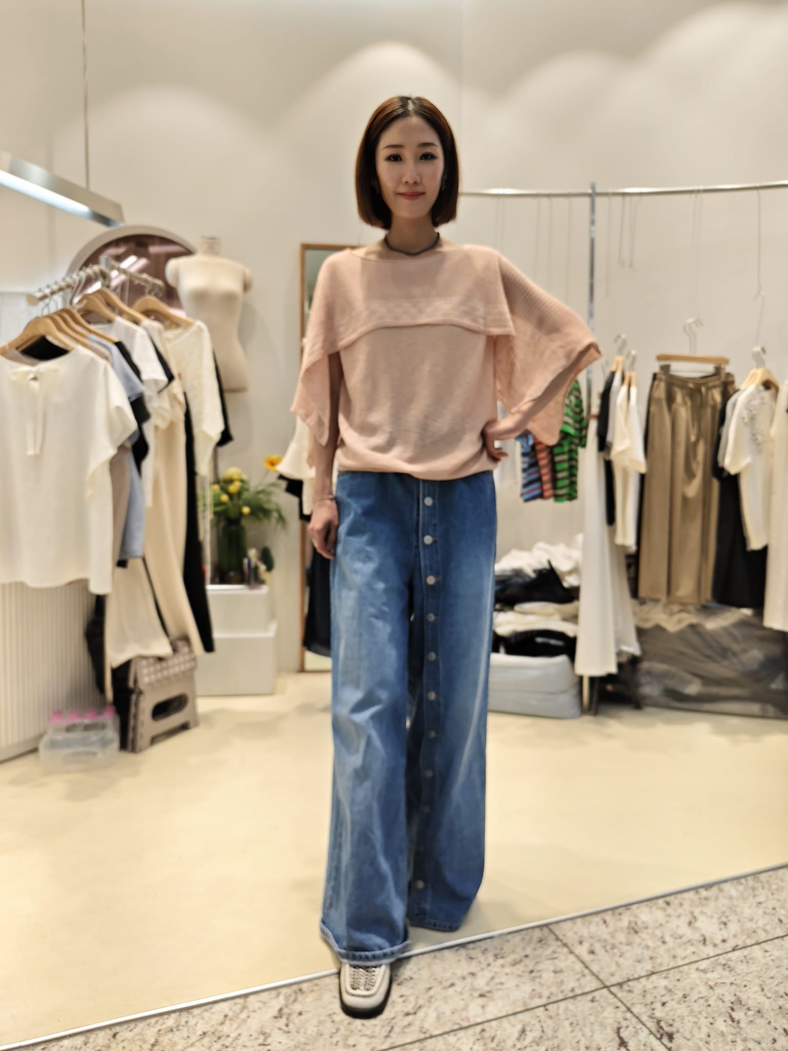 韓國Intro Adorable上衣 LAD60625 - Pink
