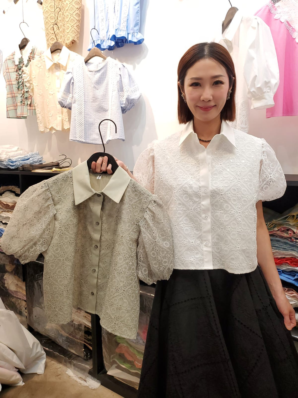 韓國Ribbon Dress半截裙 LRD60608 - Green