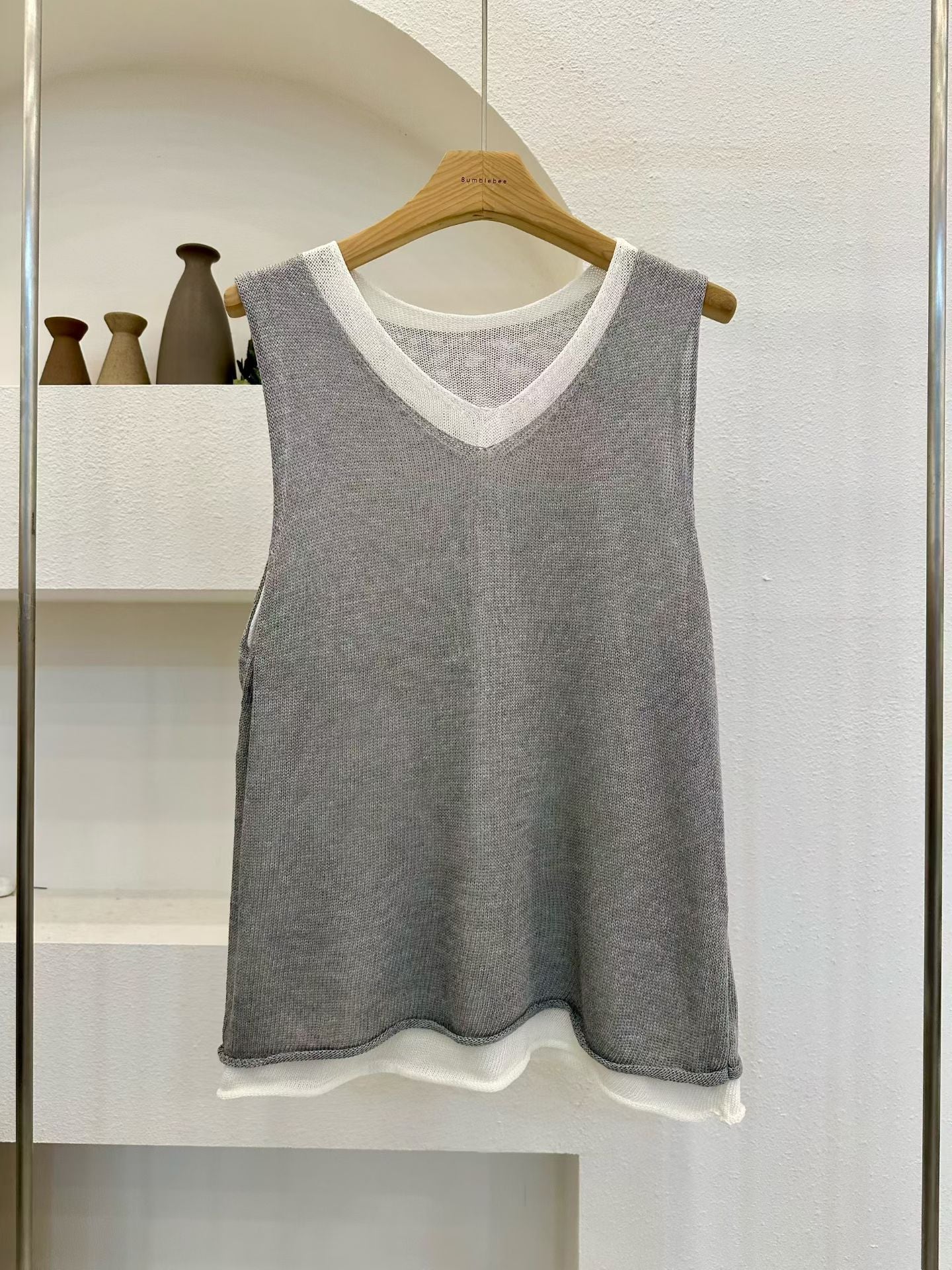 韓國Bumblebee上衣 LBU60613 - Grey