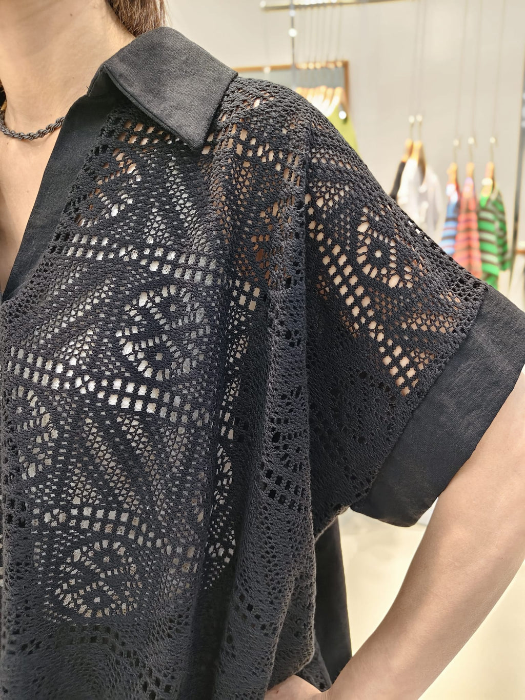 韓國Intro Adorable上衣 LAD60615 - Black