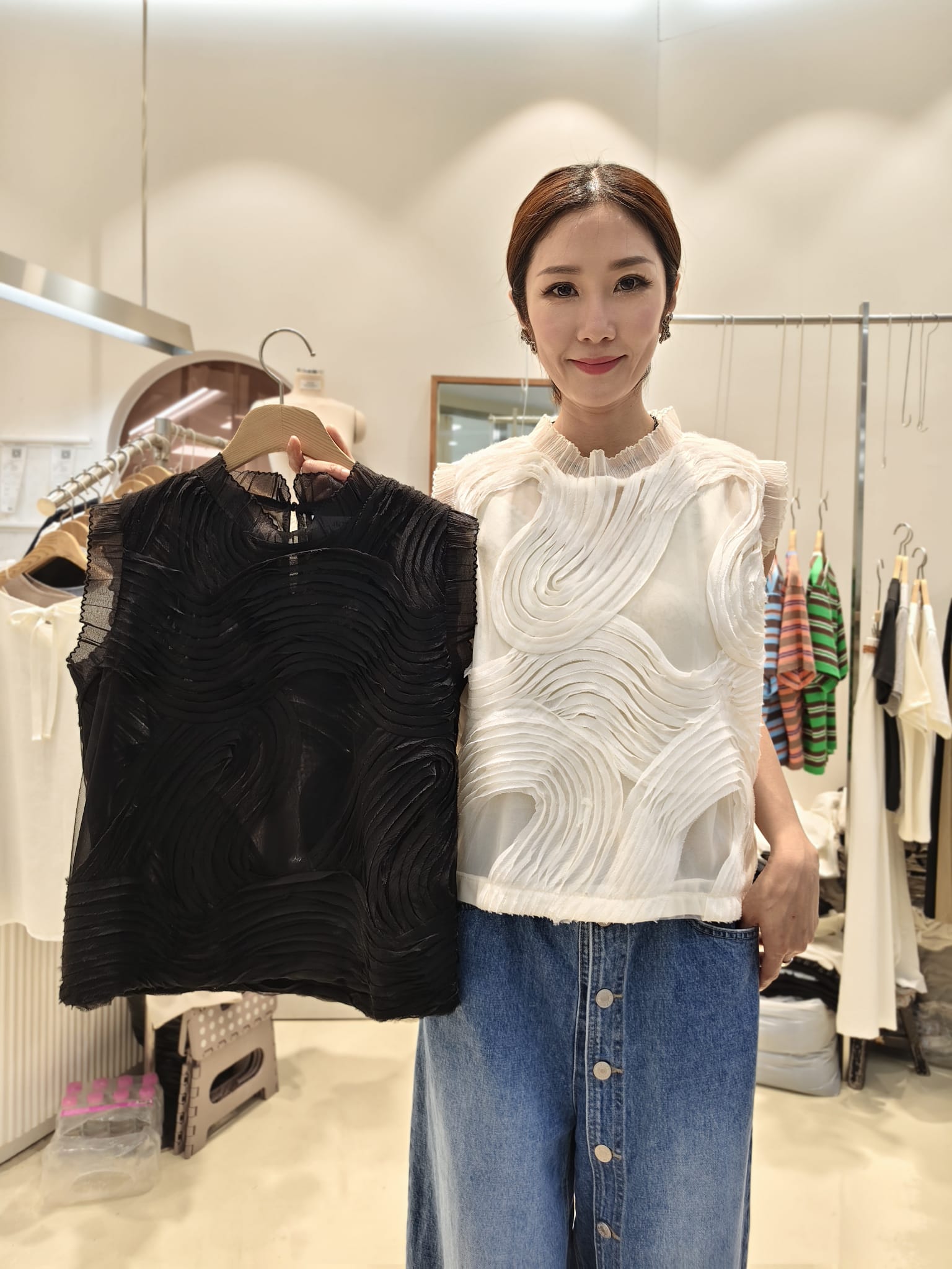 韓國Intro Adorable上衣 LAD60626 - Black