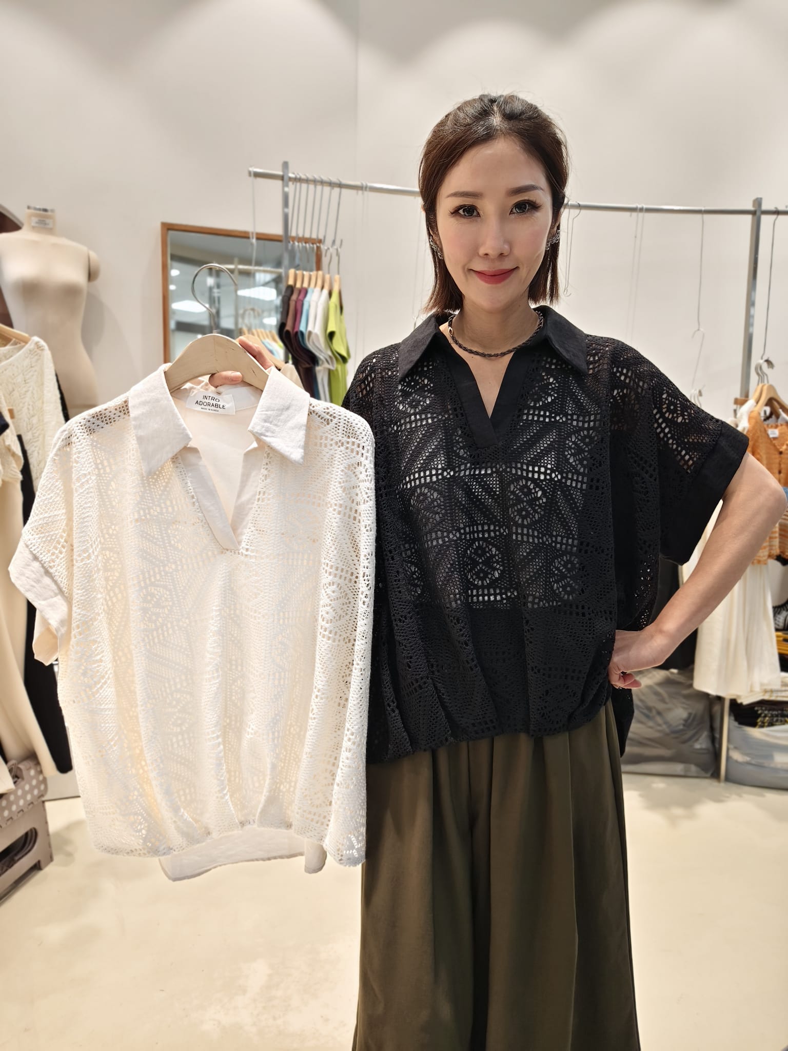 韓國Intro Adorable上衣 LAD60615 - White
