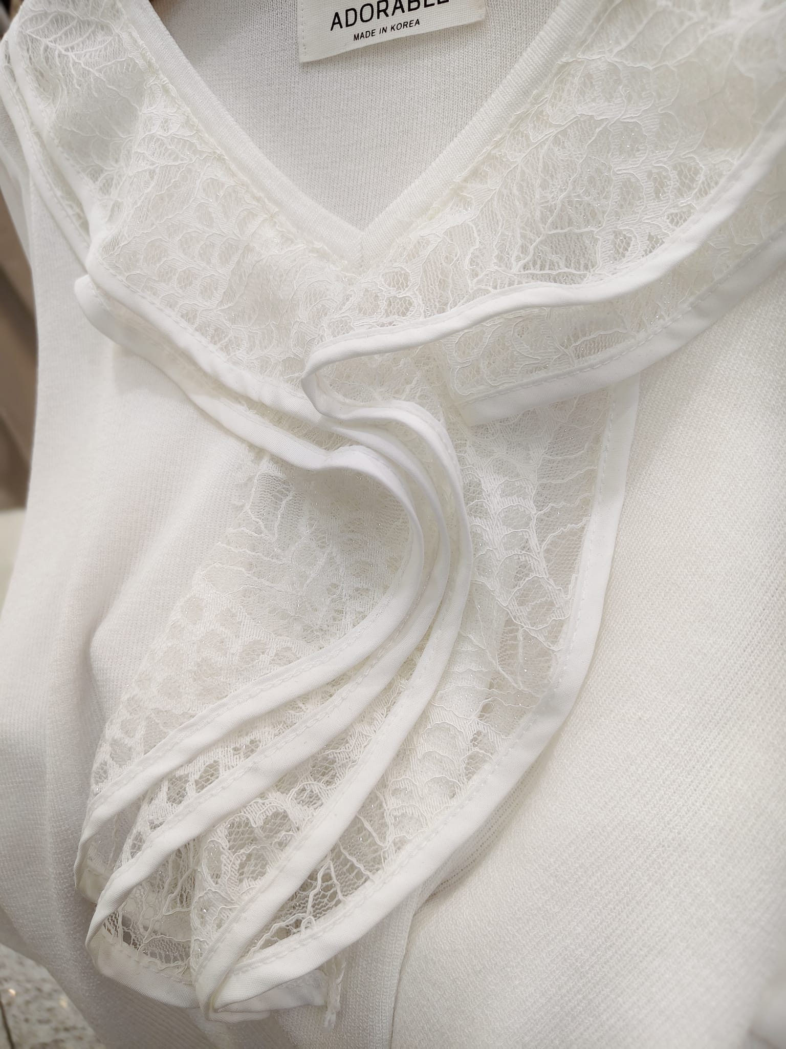 韓國Intro Adorable上衣 LAD60619 - White