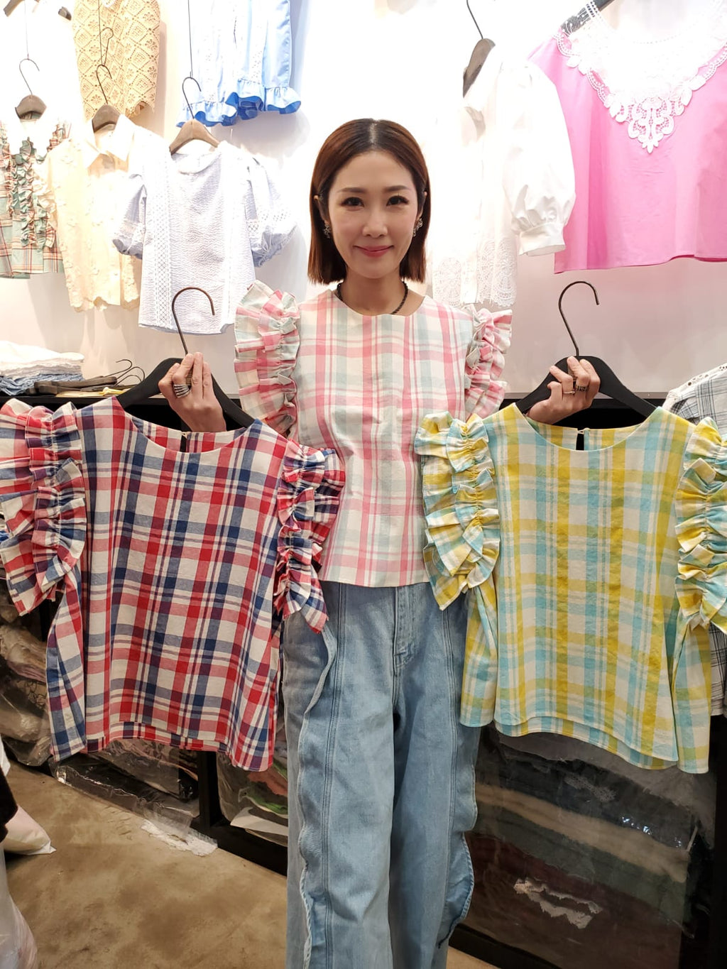 韓國Ribbon Dress半截裙 LRD60613 - Red