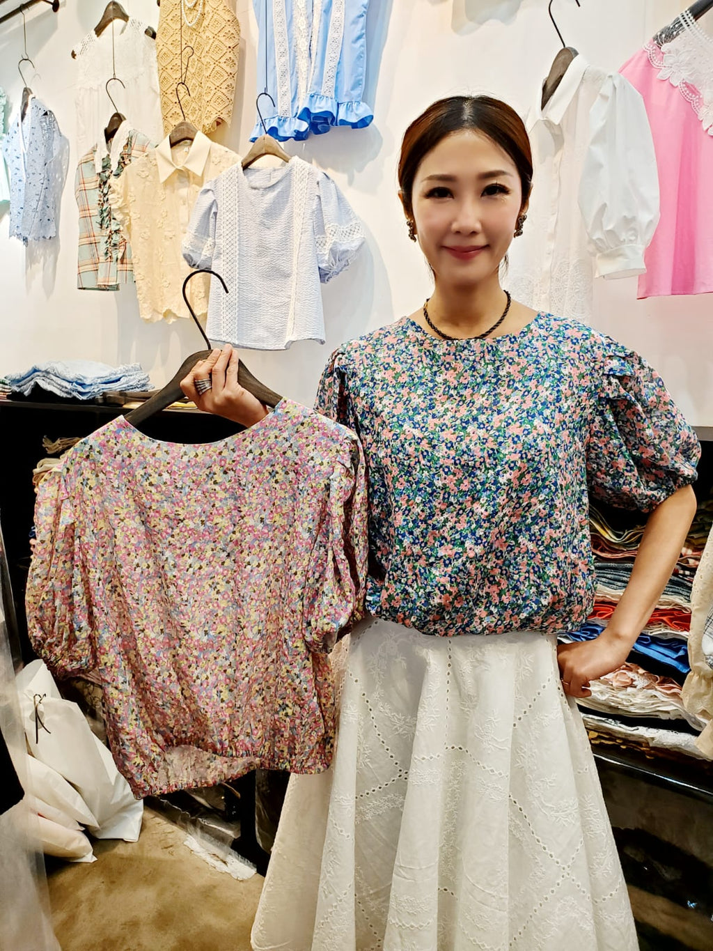韓國Ribbon Dress半截裙 LRD60606 - Pink