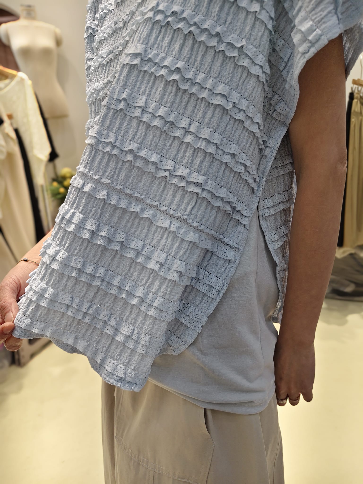 韓國Intro Adorable上衣 LAD60607 - Blue