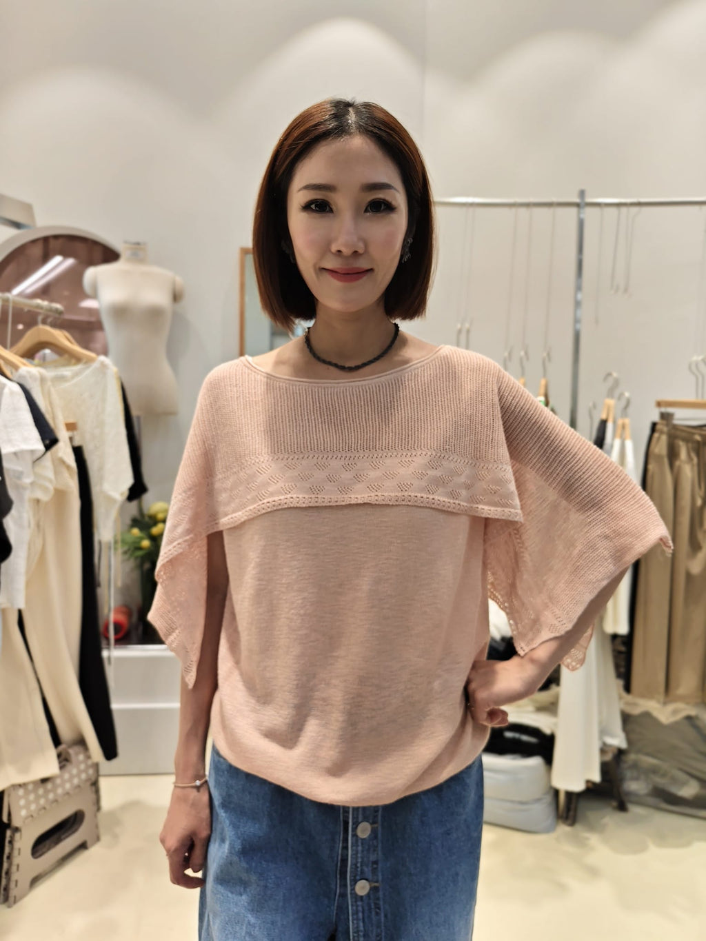 韓國Intro Adorable上衣 LAD60625 - Pink