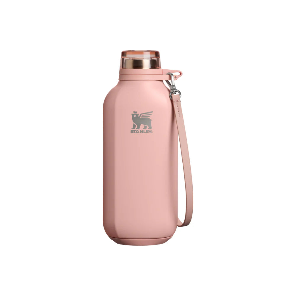 韓國 STANLEY - ALL DAY系列 自由掛扣隨行水壺 0.47L 蜜桃粉